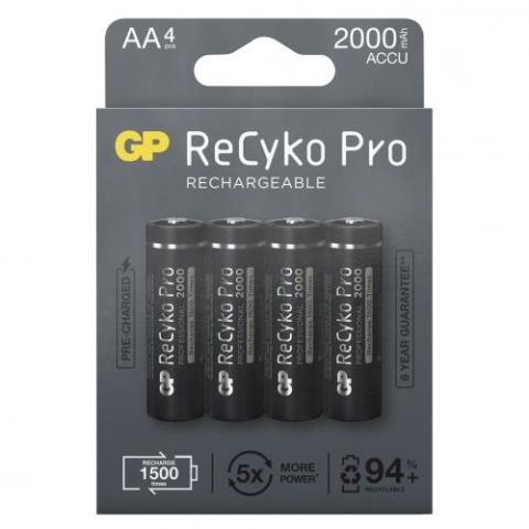 Recyko Pro Aa Gp Batteries Batteri Laddningsbart Aa Pack